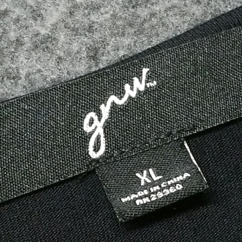 Women's Dressy Black Top Long Sleeve GNW Womens Size XL